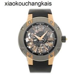 Men RichadMill Watch Milles ZF Factory Automatic Movement Tourbillon Wristwatches Swiss Made Rm033 Extra Flat Auto Titanium Men Rm033 Amti SeaHBNMXCCS