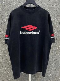 Balanciaga Brand T-shirt Sweater T-shirts Embroid Casual T Shirts Designer Shirt Women Man Paris Balanciaga Hoodie Short Sleeve Clothing Balanciaga T Shirt 2511