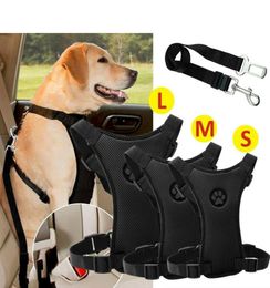 Air Mesh Puppy Pet Dog Car Harness Seat Belt Clip Lead Safety for Travel Dogs Multifunction Breathable Pet Supplies 2011268039666