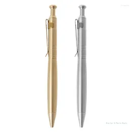 Luxury Stainless Steel Brass Business Office Ballpoint Pen School Supplie