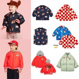 Bebe Korean Kids Down Jacket Coat 2023 Cartoon Printed Girl Boy Winter Outwear Baby Vest Children Warm 231228