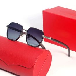 Polarised Sunglasses Designer Fashion for Men Woman Simple Small Frame Popular Avant-garde Style Vintage 46mm Carti Glasses Uv400 Lens Eyewe