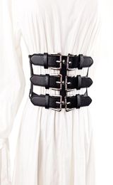 Belts Retro Waist Decor Harness Belt Fashion Body Chain Black Goth Adjustable Jewelry For Women And Girls8386280