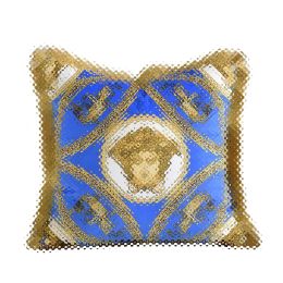 Letters Throw Pillow Case Cashmere Luxury Designer Pillowcase With Tassel Designer Cushion Cover Without Core Jacquard ZZ