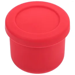 Dinnerware Round Lunch Box Convenient Container Crisper Silicone Wear-resistant Silica Gel Portable