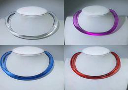 Chokers Original Design 10mm Thickness Acrylic Resin Transparent Big Open Choker Necklace Jewellery Crystal Collar For Women Gift4936136