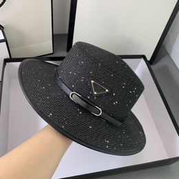 Top designer hats for men straw hat caps and sun protection grass braid designers women outdoor travel very good23001