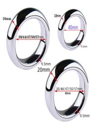 6 Size Metal Cock Ring sexyToys For Men Penis bondage lock Delay Ejaculation Rings Weight Cockring sexy Toys Adults 186287363