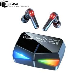Earphones OQW M28 TWS Bluetooth Earphone Wireless Headphones Earbuds Blutooth Handfree Headsets With Charging Box for Xiaomi Huawei Mobile