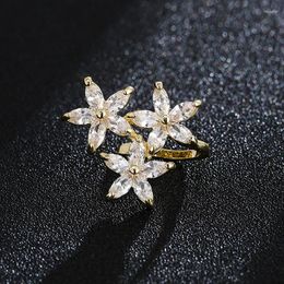 Stud Earrings Emmaya Arrival Charming Star Shape Earring Fashion Zirconia Jewelry For Women&Girls Party Elegant Ear Bone Clip Fancy Gift
