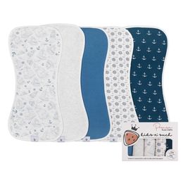 5Pcs 100% Organic Baby Bibs Burp Cloths for Baby Boys Girls Ultra Absorbent Burping Cloth 3 Layer Unisex born Saliva Towel 231229