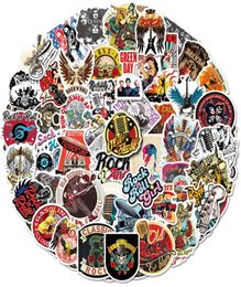 50PCS Punk Rock Stickers Rock and Roll Music Sticker Waterproof Decals Metal Band for Water Bottle Laptop Skateboard Computer Phone Adults Teens Kids BP2788781546