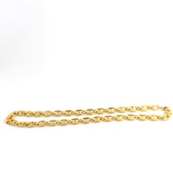 Men039s Solid 14 K Yellow Fine Gold GF Sun Character Necklace Rings LINK Chain 24quot 10mm Birthday Valentine Gift valuable2406382