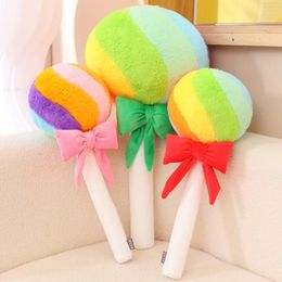 Creative Caldy Doll Soft Cartoon Cartoon Lollipop Plush Toy Colorful Sweet Girls Bedroom Sofa Cushion Gift 231228