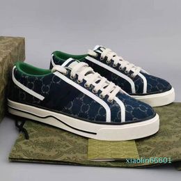 Tennis2023 Stripe Rubber Sole Stretch Cotton Low Top Men Sneakers size 40-46