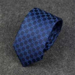 g2023 Fashions Mens Neck Ties Printed 100% Tie Silk Necktie black blue Aldult Jacquard Solid Wedding Business Woven Fashion Design Hawaii Neck Ties with box 88