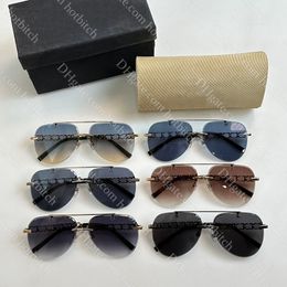 High Quality Pilot Sunglasses Mens Polarized Sunglasses Designer Letter Sun Glases Outdoor Driving Sunglasses Luxury Travel Eyewear With Box