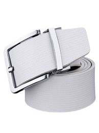 Belts Cowhide Designer Luxury Belt Men Male Waist Strap Leather Pin Buckle White Genuine For Pants Band Ceinture7963841