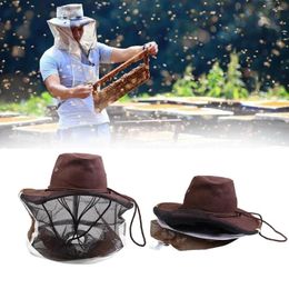 Berets Anti Mosquito Face Mesh Net Hat For Women Men Summer UV Protection Sun Hats Male Outdoor Fishing Hiking Bucket Beach