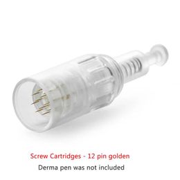 Parts 10/50pcs Micro needle Screw Cartridge Replacement For Derma Pen Microneedling Pen 9 / 12 / 36 pin / nano Tattoo Needles