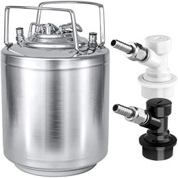 Beer Keg Ball Lock System Bar Tool Bottle Carbonation Growler Home Brewing Barrel Stainless Steel With In Out Disconnectors ZZ