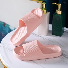 Slippers Summer Women Men's Fashion Soft Sole EVA Indoor Slides Bath Thick Platform Non-slip Flip Flops Bear Beach Ladie Sandals