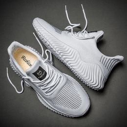 Shoes Men High Quality Male Sneakers Breathable White Fashion Gym Casual Light Walking Plus Size Footwear Zapatillas Hombre 231228