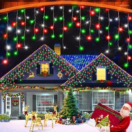 Strings 132ft Christmas Lights Decorations Outdoor Plug In Waterproof Timer Memory Function For Holiday Wedding