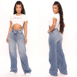 Y2K High Waist Baggy Jeans For Women Fashion Loose Denim Wide Leg Pants Casual Female Clothing XS XL Drop 231228