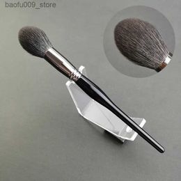 Makeup Brushes Goat Hair Round Blush Brush for Blusher Face Contour Makeup Professional Powder Blush Highlighter Silhouette Cosmetic Brush Too Q231229