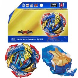 Rubber Dynamite Battle Bey Set B193 Ultimate Valkyrie Booster Spinning Top with Custom Launcher Kids Toys for Boys Gift 231229