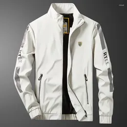 Men's Jackets 2023 Spring Autumn Casual Jacket Arrival Baseball Stand Collar Zipper Outdoor Sports Coat For Men