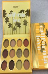 Drop California Love Eyeshadow Palette 12 Colors Makeup Set Orange Pumpkin color Palette9765559