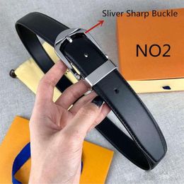 Belt Womens High Quality Genuine many Colour optional fashion Cowhide Belts for Mens Box Available173H