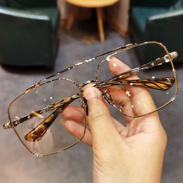 Designer Ch Cross Glasses Frame Chromes Brand Sunglasses New Eyeglass for Men's Women's Fashion Retro Widening Large Face Myopia Heart Luxury High Quality Frames Vadr