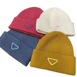 BeanieSkull Caps New upgraded letter P hat essential for warm outdoor activities in winter Shop No. 1 HNZF