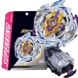 Box Set B168 Rage Longinus Super King Spinning Top with Spark Launcher Kids Toys for Children 231229