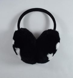 Winter earmuffs Female rabbit velvet earmuffs Classic brand Ear Muffs fashion warm warm plush earmuffs2853601