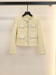 Self-portrait of Women's Check Tweed Short Coat Cardigan