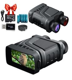 Telescopes R12 Binoculars Night Vision Device Rechargeable 6W 850nm Infrared 1080P HD 5X Digital Zoom Hunting Telescope Po Video R6965133