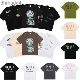 T-shirts Men's Galleryes Depts Designer Summer Gallary Shirt Alphabet Printed Star Same Round Neck Short Sleeve T-shirt for Men and Women XZZB