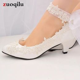Boots 2021 white wedding shoes woman ankle strap high heels pumps women shoes ladies bridal shoes female chaussure femme talon #68