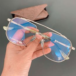 Designer Ch Cross Glasses Frame Chromes Brand Sunglasses Mirror Myopia Male Large Face Wide Retro Colour Flat Heart Luxury High Quality Eyeglass Frames 2024 1kzh