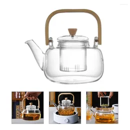 Dinnerware Sets Healthy Tea Pot Clear Teapot Teapots Glass Kettle Chinese Beam Loose With Infuser