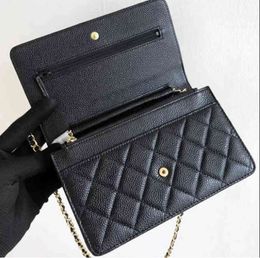 Cross body Bags Women Wallet Vintage Quality Handbag Real Leather Luxury Designer Brand Female Shoulder Gold Chain Purses