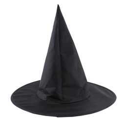 Halloween Costumes Witch Hat Masquerade Wizard Black Spire Hat Witch Costume Accessory Cosplay Party Fancy Dress Decor JK1909XB1057778