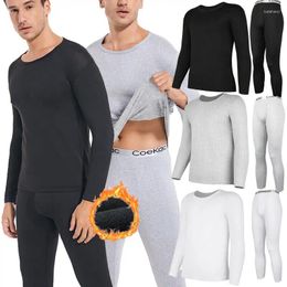 Men's Thermal Underwear Winter Heated For Men Long Johns Set Warm Suit Male Thermo Clothing Top Tights Cold Weather