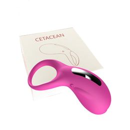 Vibrating Cock Ring Adult Toy For Men Vibrating Ring USB Charged Waterproof Silicone Vibrator Males Sex Toys T2006222283450