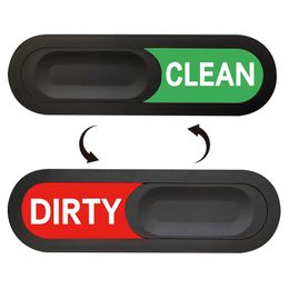 Dishwasher Magnet Clean Dirty Sign Dishwasher Stickers Oval Indicator Clean Magnet Acrylic UV Process ABS Paint Fashion Home Decoration Magnet Z0086