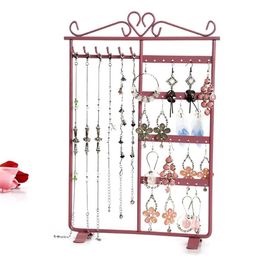 Earrings Necklace Jewelry Display Hanging Rack Metal Stand Organizer Holder fashion MX200810317l